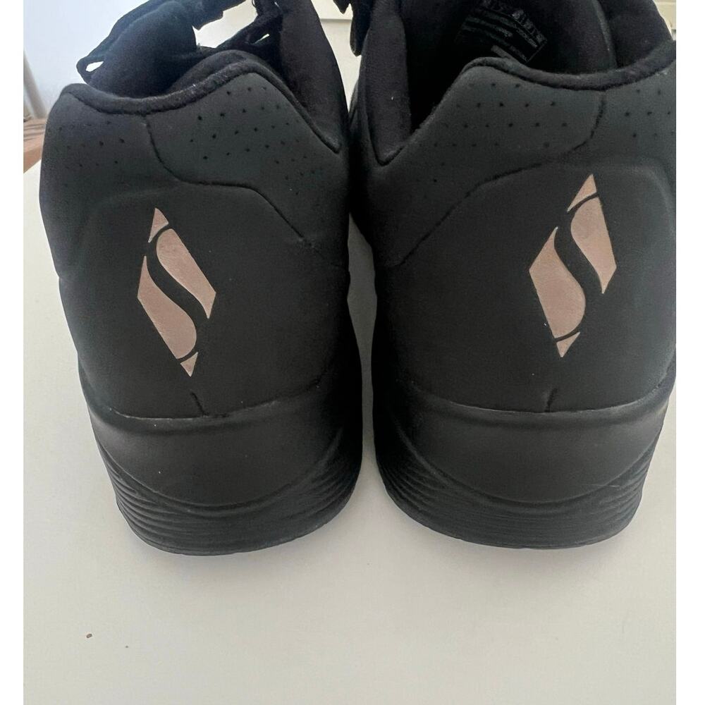 Sketchers women’s Uno stand on air sneaker 10 EUC black work shoes memory foam - Picture 3 of 6